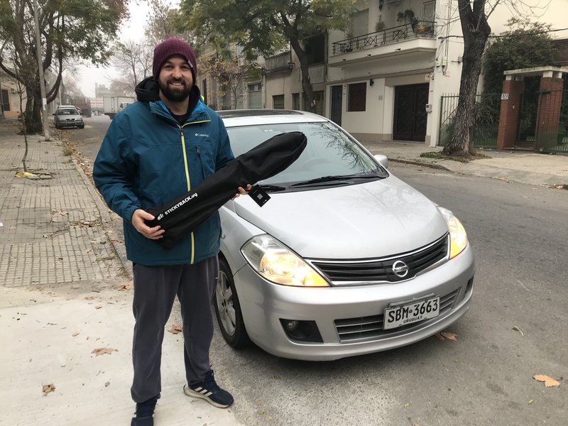 Barra baca para Nissan Tida Maicol Cuadro StickyRack.uy
